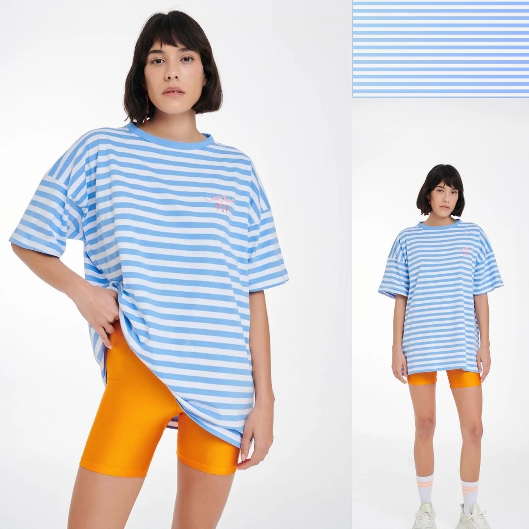 PCP Kenzie Μπλουζάκι Μαρινιέρα Γαλάζιο