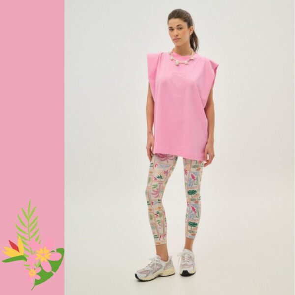 Γυναικείο αμάνικο Μπλουζάκι  BUBBLE PINK