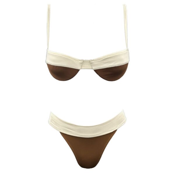CHOCOLATE – IVORY CUP BIKINI