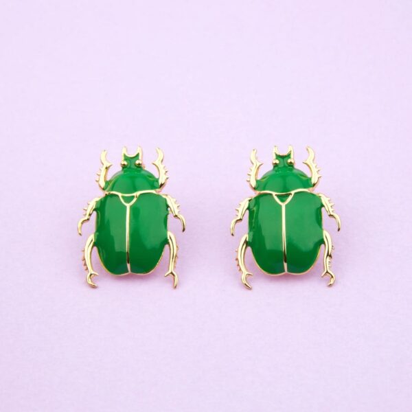 Beetle Earrings