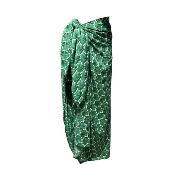 GREEN SEASHELL PAREO