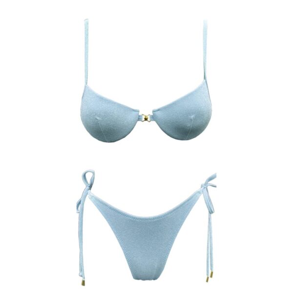 BABY BLUE SHELL BIKINI