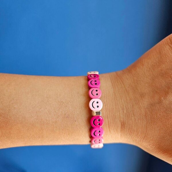 Mamacita pink smiles bracelet