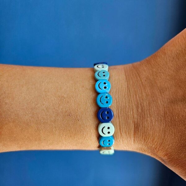 Mamacita blue smiles bracelet
