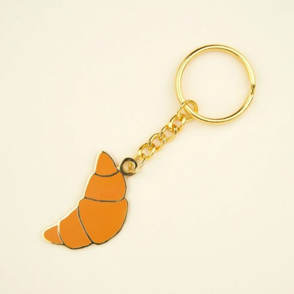 Croissant Keychain
