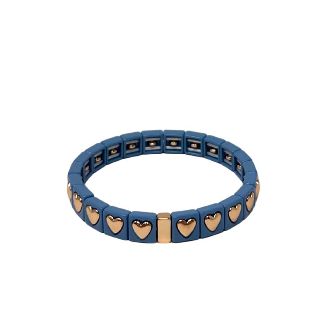 Mamacita Little Love Tiles Bracelet Blue