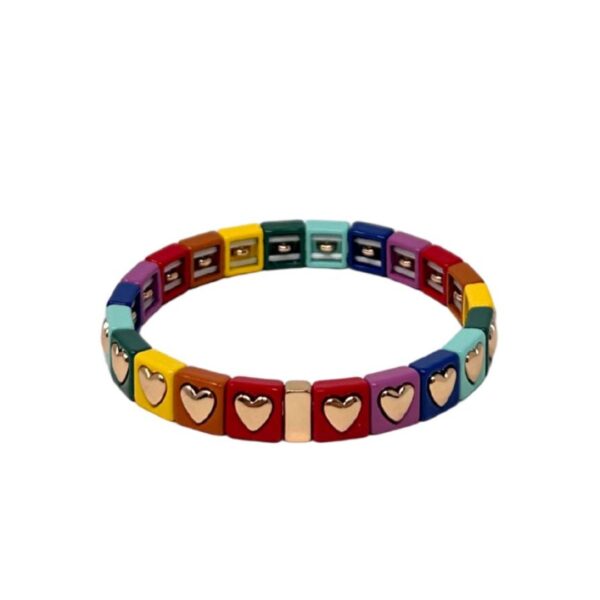 Mamacita Little Love Tiles Bracelet Multicolor
