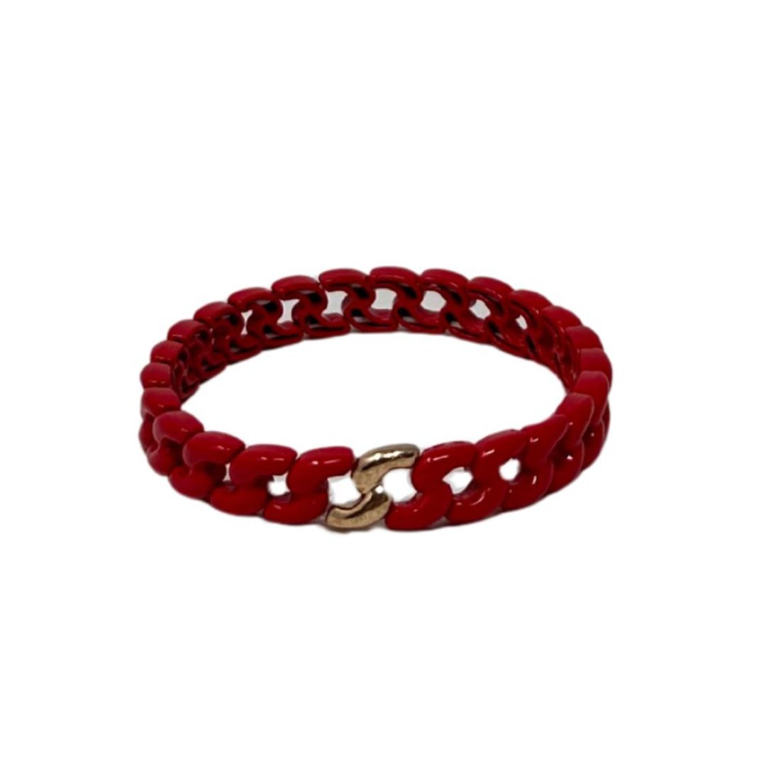 Mamacita Chain Bracelet Red
