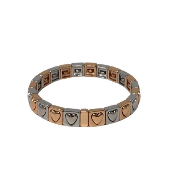 Mamacita Little Love Tiles Bracelet Gold/Silver