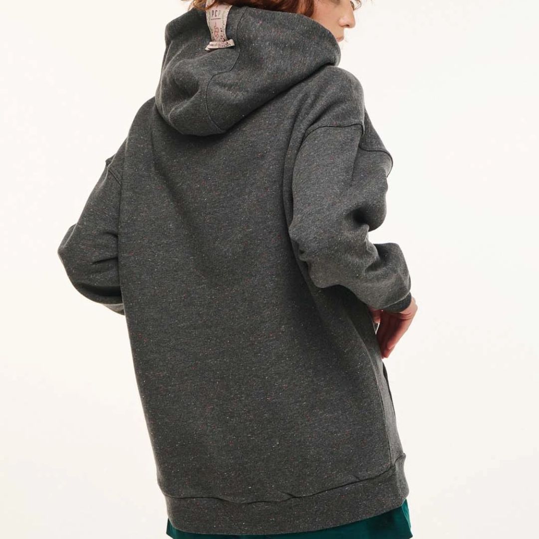 Γυναικείο Φούτερ με κουκούλα και κέντημα - IDENTITY - Image 4