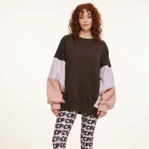 Γυναικείο Φούτερ με κέντημα - MIRA BROWN