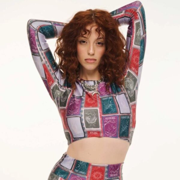 Γυναικείο Εμπριμέ Crop Top - TARROT