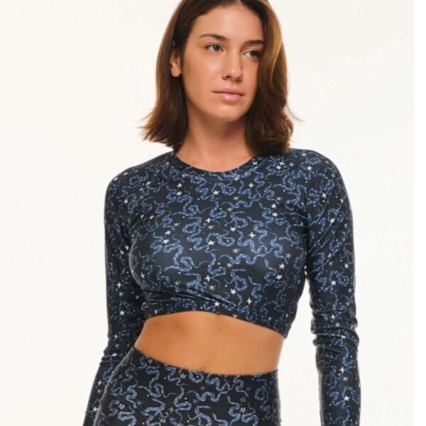 Γυναικείο Εμπριμέ Crop Top - SNAKES