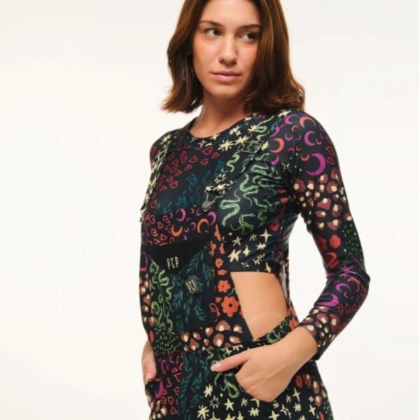 Γυναικείο Εμπριμέ Crop Top - GARDEN OF SIN