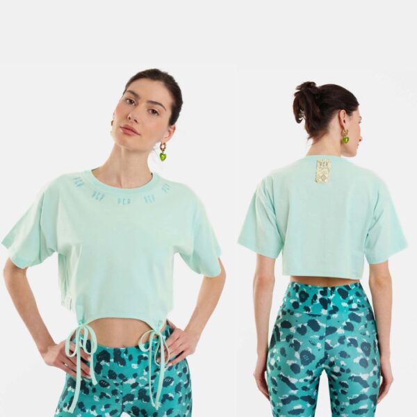 Γυναικειο Crop Top με κεντημα - Amelie