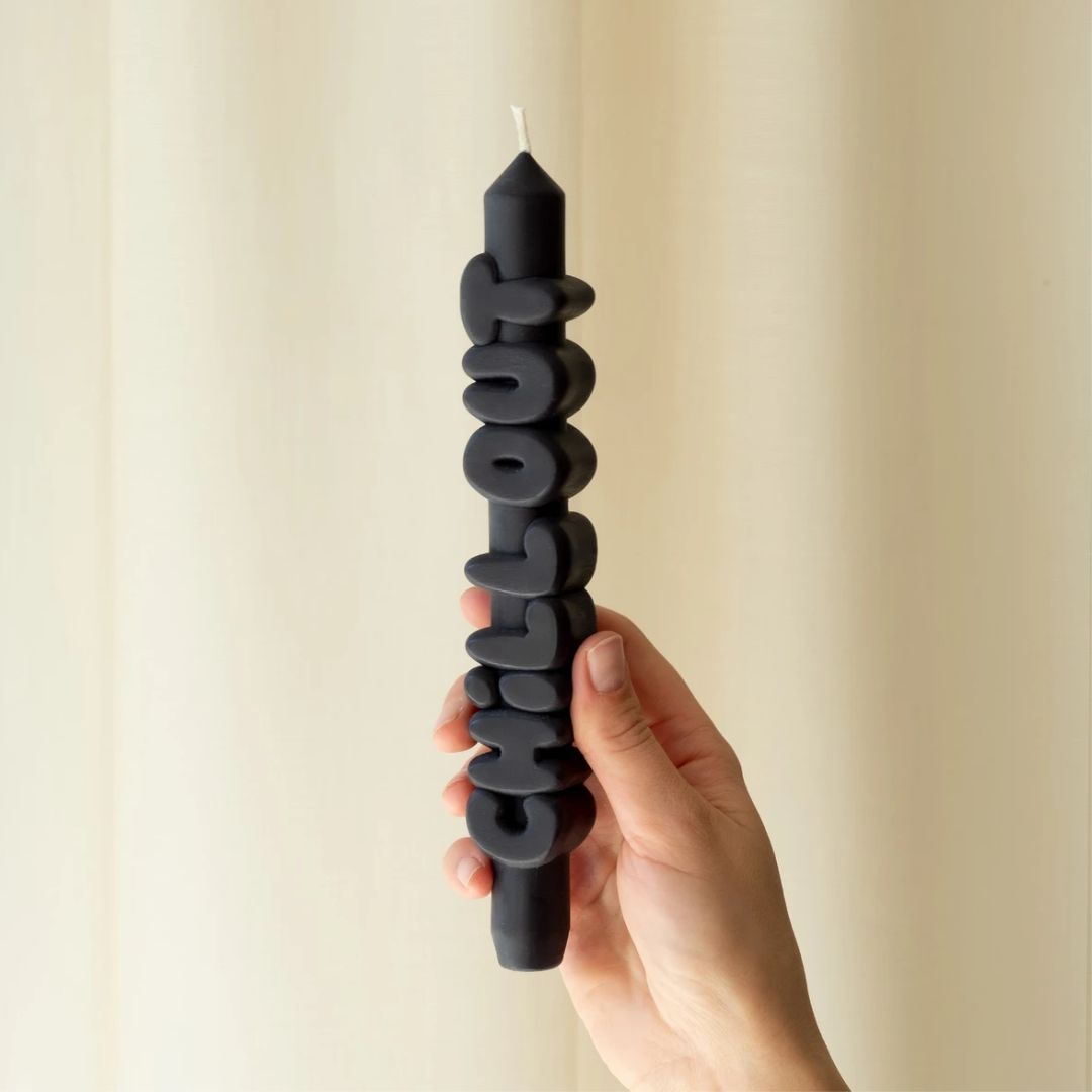 Chill Out Taper Candle-3D Taper Candles