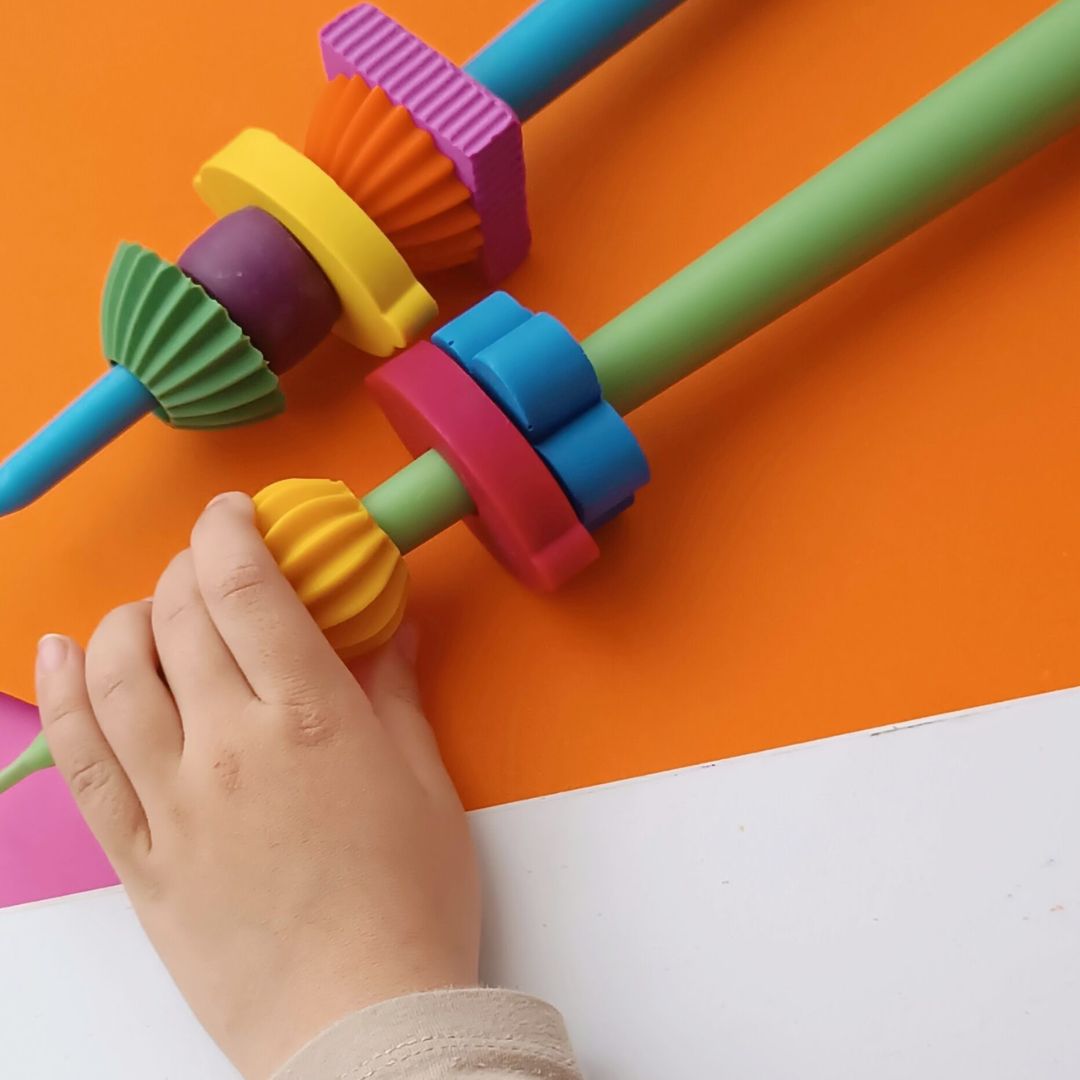 Easter Candle XL POP ART BLOCKS Crayons set _Handmade Scented Cone Easter Candle - Image 3