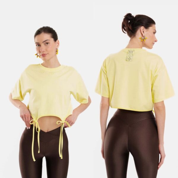 Γυναικειο Crop Top με κεντημα - Amelie