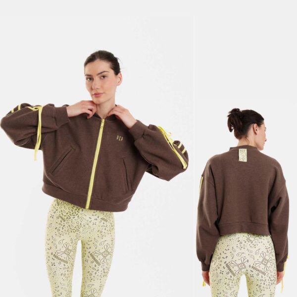 Γυναικεια Zακετα με φερμουαρ και κεντημα - Bonny