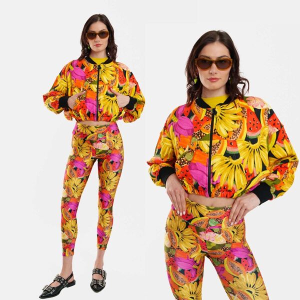 Γυναικεια Ζακετα με φερμουαρ και κεντημα - Tropicana