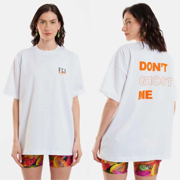 Γυναικειο Κοντομανικο Μπλουζακι με τυπωμα - Ghost white