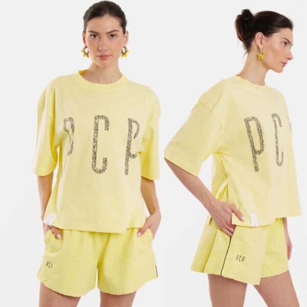 Γυναικειο Κοντομανικο Μπλουζακι με τυπωμα - Zebra