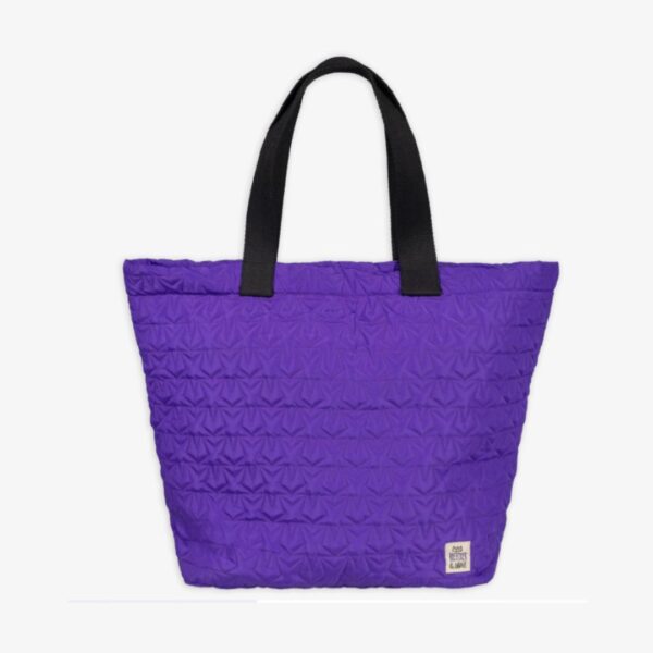 STARS PURPLE CITY TO BEACH BAG