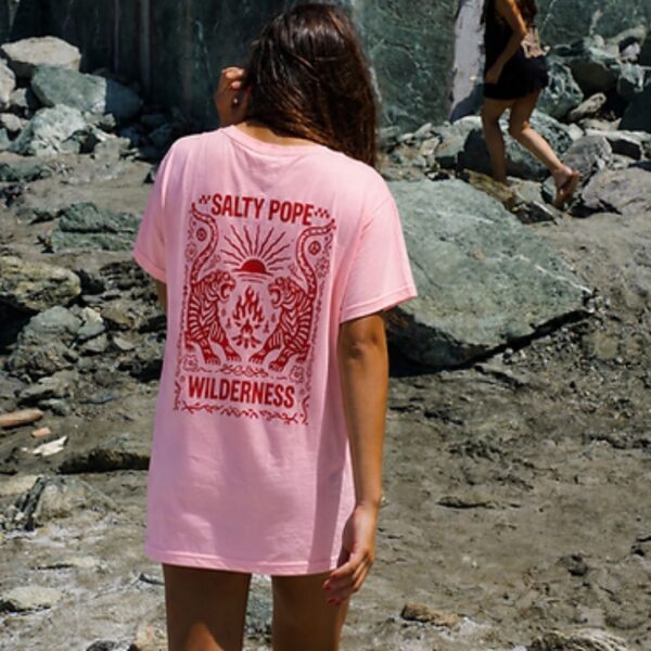 Light Pink - Wilderness - Oversized Tee SALTY POPE
