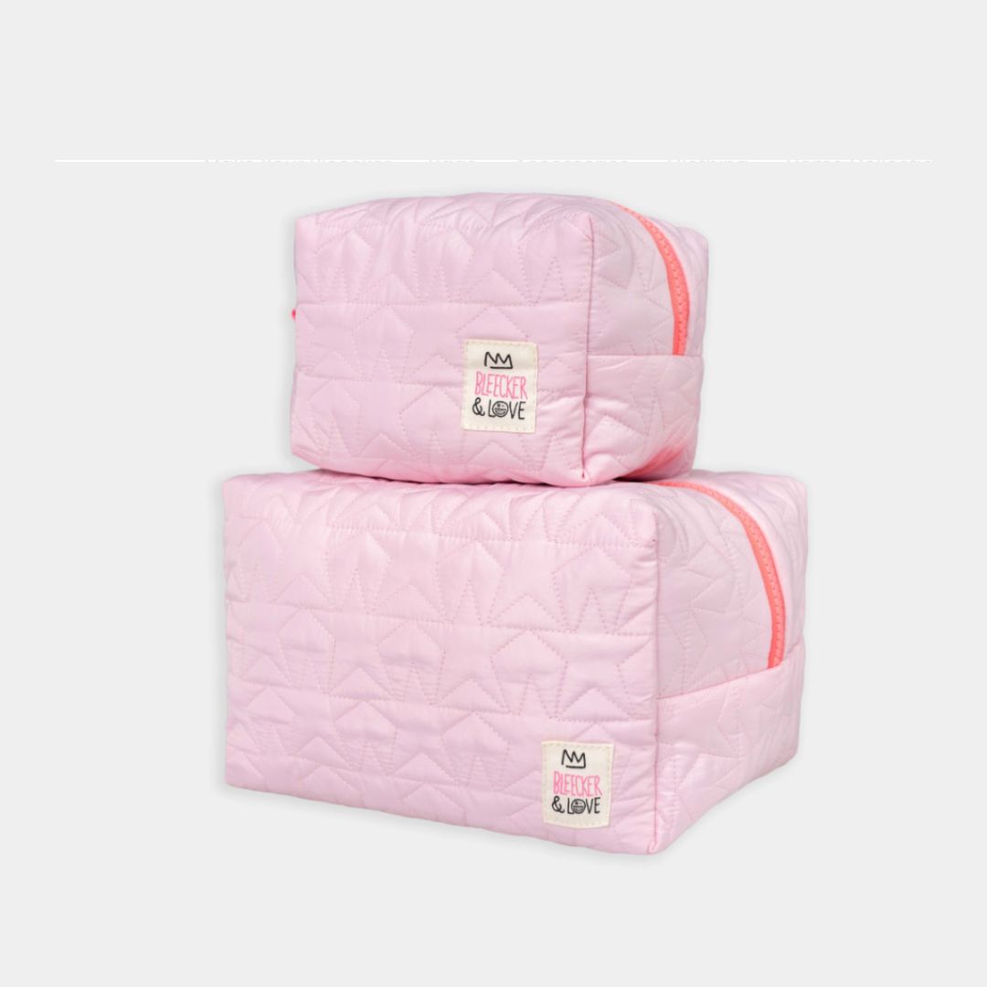 STARS BABY PINK POUCH
