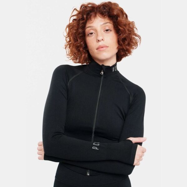 Γυναικεια Ζακετα με φερμουαρ - SEAMLESS BLACK